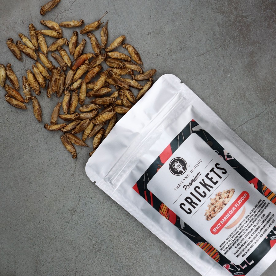 Edible House Crickets - BBQ Flavour - Tasty healthy snack